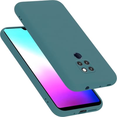Cadorabo Hoesje geschikt voor Huawei MATE 20 in LIQUID GROEN - Beschermhoes gemaakt van flexibel TPU silicone Case Cover