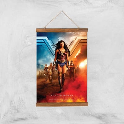 DC Wonder Woman Giclee Art Print - A3 - Wooden Hanger