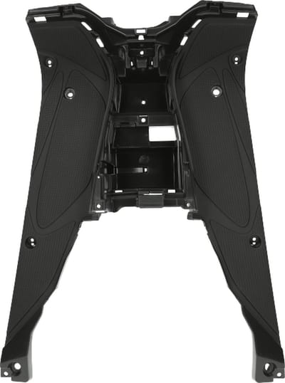 Treeplank Mezoly voor MBK Nitro, Yamaha Aerox zwart (Tot 2013)