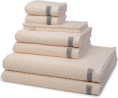 Ross Dames en Heren 2 X washandjes 2 X gasten- 2 X douche- 2 X handdoek - in set Smart