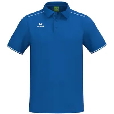 Erima Cmpt 3 Wings Polo Heren - New Royal / Wit | Maat: S