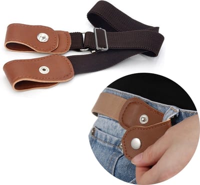 Elastische Riem - Stretch - Koppelriem - Riem Rekbaar - Zwangerschapsriem - Broekriem zonder gesp - Gespvrije unisex riem - LOUZIR
