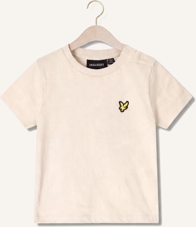 Lyle & Scott Toddler T-shirt Polo's & T-shirts Jongens - Polo shirt - Beige - Maat 80/86