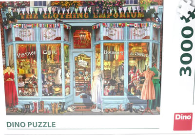 Dino puzzel The Clothing emporium winkel 3000 stukjes.