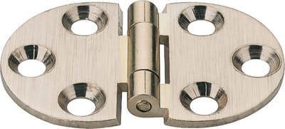 Klepscharnier 270° messing, mat