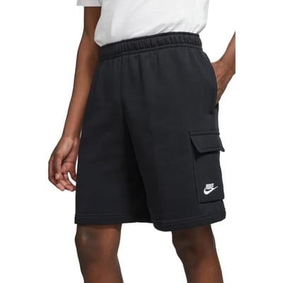 Nike Club cargoshort voor heren in zwart