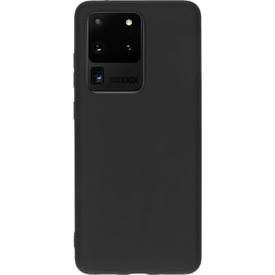 Samsung Galaxy S20 Ultra Siliconen Back Cover - Zwart
