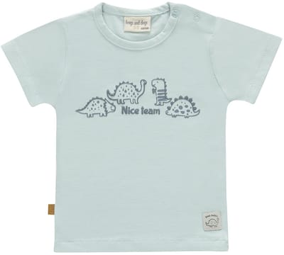 Frogs and Dogs - Nice Team T-shirt | Cloud Blue - Katoen - Maat 50/56