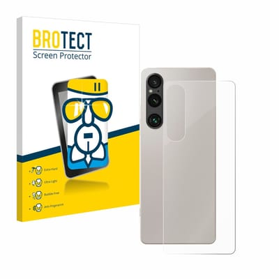 Screenprotector voor Sony Xperia 1 V (Achterkant) Beschermglas transparant