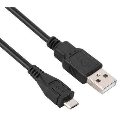 1.8M USB-oplaadkabel met magneetring voor PS4 Slim Pro Controller Gamepad wit