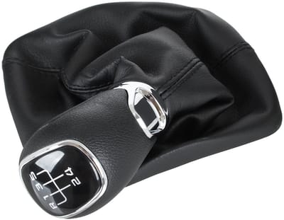 Modecar Skoda Octavia II - Versnellingspookknop - 5 Snelheden - Zwart - Chromen Element