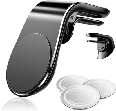 Universele Auto Magnetische Houder, Smartphone Autotelefoonhouder [Sterk Magnetisch] Mini Telefoon Ventilatiehouder