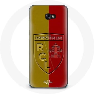 Coque - Maniacase - Samsung Galaxy A3 2017 - Souple - Protection - Logo jaune et rouge noir