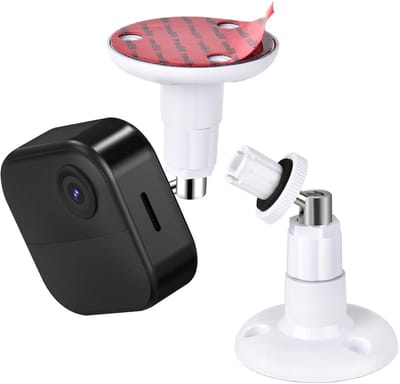 Wandhouder Camera - Camera Beugel - Beveiliging Monteren - Zonder Boren - 360 Graden Verstelbaar - Wit