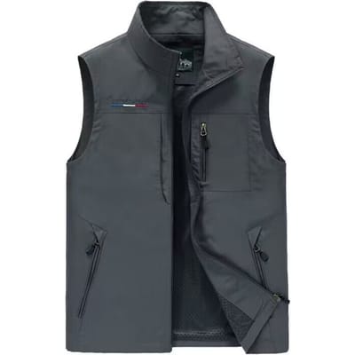 Heren Outdoor Zomer Werk Vest Lente Multi-pockets Tactisch Vest Grote Maat M-6XL Man Wandelen Vissen Mouwloze Jassen 6XL