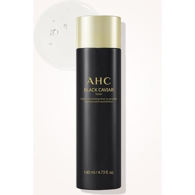 AHC Black Caviar Toner 140ml black