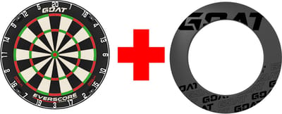 D&More GOAT dartbord + Surround set GRIJS 3