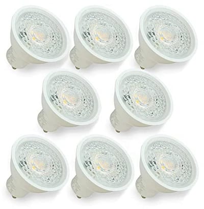 Energiezuinige GU10 LED Lampen Koud Wit 6000K - 8-Pack 5W Equivalent aan 50W Halogeen