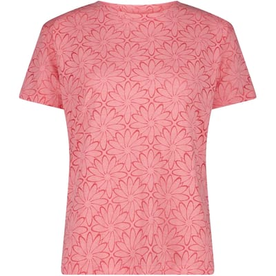 T-shirt gewassen met bloemenprint dames CMP