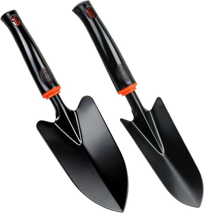 Set van 2 Tuinscheppen voor het Transplanteren van Zaailingen - Kleine en Grote Tuinschep, Plant Scoop, Ideaal voor Bloemen en Planten