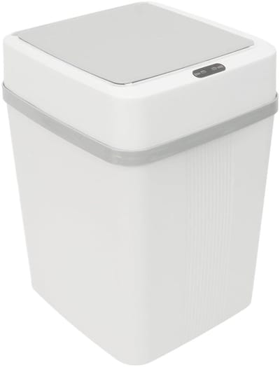 Slimme Prullenbak - Elektrische Vuilnisbak - Hygiënisch Afval - Snelle Bewegingsdetectie - 12 Liter Capaciteit - Wit
