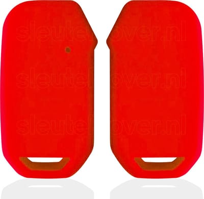 Autosleutel Hoesje geschikt voor Kia - SleutelCover - Silicone Autosleutel Cover - Sleutelhoesje Rood