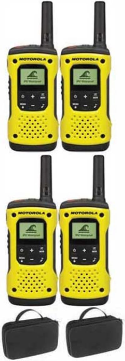 Set van 4 Motorola TLKR T92 H2O IP67 PMR446 Portofoons