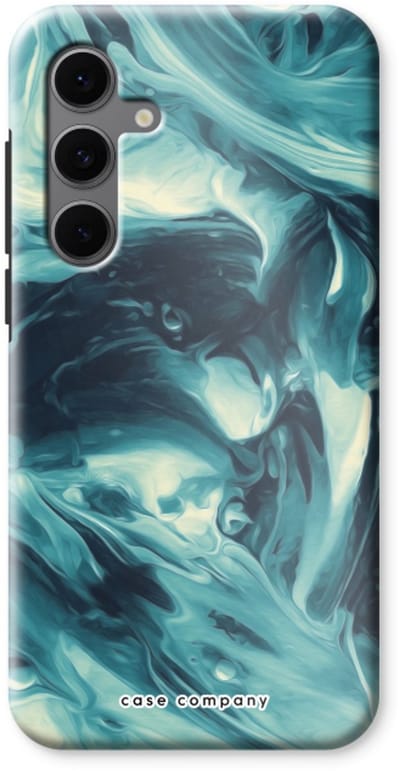 Case Company® - Hoesje geschikt voor Samsung Galaxy S24 FE hoesje - Dreaming About Whales - Tough Case - Maximale Bescherming alle Kanten en Schermrand
