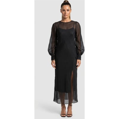 & Other Stories Nena Dress Black Größe: 34 | Midikleider Outlet | Damen | Schwarz