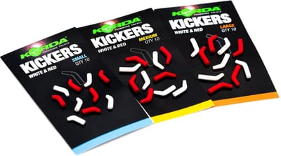 Korda Red/White Kickers - Medium - Haakmaat 6 - 8 - Rood
