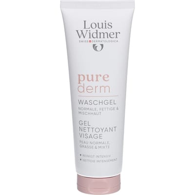 Louis Widmer Purederm Wash Gel Gezicht Licht Geparfumeerd 125 Wasgel