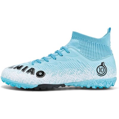 Chaussures de Football Superfly FG Crampons de Football d'Extérieur Chaussures de Sport Souple Professionnelles Chaussures Respirantes Confortables Grande Taille 45