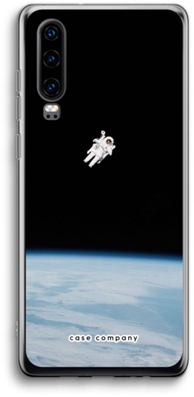 Case Company® - Hoesje geschikt voor Huawei P30 hoesje - Alone in Space - Soft Cover Telefoonhoesje - Bescherming aan alle Kanten en Schermrand