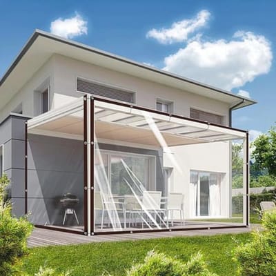 Transparant Waterdicht Dekzeil met Oogjes voor Buiten 2 x 4 m - Bescherming voor Tuinmeubelen en Planten