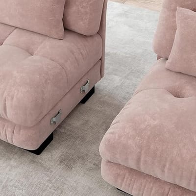 Tuinmeubelset 4-delig Textilene Bank, 2 Stoelen en Tafel – Weerbestendige Loungeset voor Tuin, Balkon en Terras – Beige Outdoor Zitgroep – Afmetingen op aanvraag – Depauw
