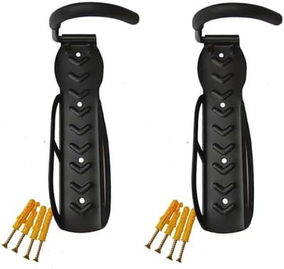 Famanu - Set van 2 heavy duty fietswandhaken voor binnengebruik of garage