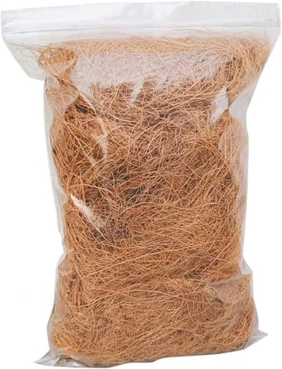 Kokosvezel Vulling - Natuurlijke Vezels - Nestmateriaal Maken - Milieuvriendelijk Materiaal - 2 Stuks - Bruin