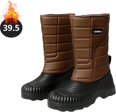Bovista Snowboots - Sneeuwschoenen - Sneeuwboots - Heren - Wintersport - Ski - Skischoenen - Bruin - 39.5 - Antislip - Winter