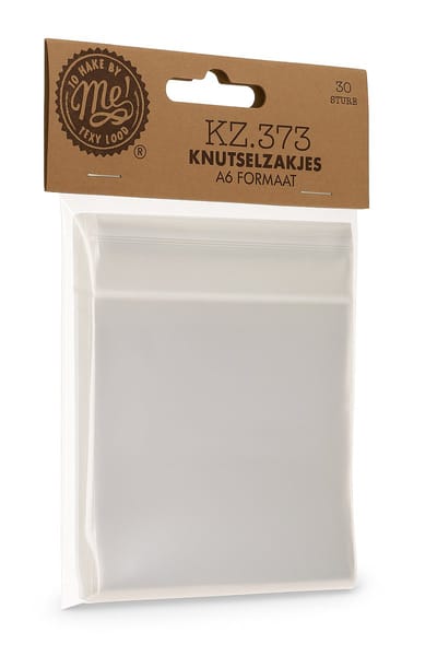 Knutselzakjes met plakstrip - 30 stuks - Uitdeelzakjes - Cellofaan zakjes 11 x 13 cm
