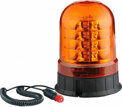 ORANJE dakzwaailicht - 24 LED - R10 / R65 - Magneet bevestiging