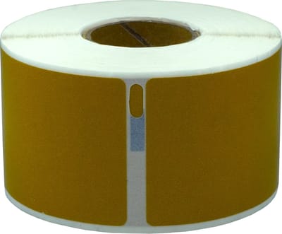 DULA Dymo Compatible labels - Goud - 99012 - S0722400 - Adresetiketten - 1 rol - 36 x 89 mm - 260 labels per rol