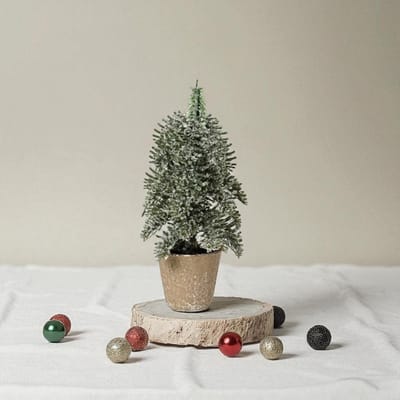 Micro Kerstboompje Type A - Kerstdecoratie - 20 cm hoog