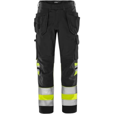 Hoog zichtbare werkbroek klasse 1 Fristads Green 2640 GPLU