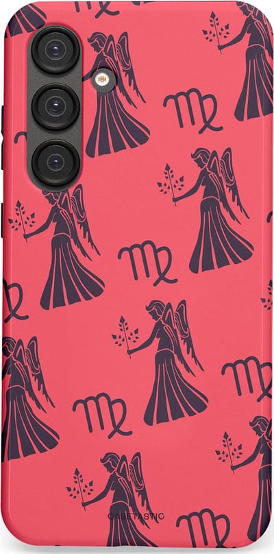 Casetastic Hoesje Geschikt voor Samsung S25 Plus - Stijlvolle Beschermende Duo-layer Case - Zodiak maagd