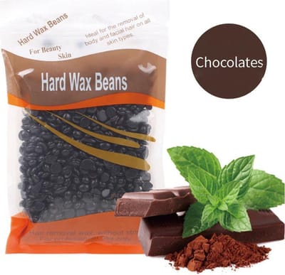 DW4Trading Hard wax beans 100 gr ontharen harsen lichaam gezicht spatels Chocolates