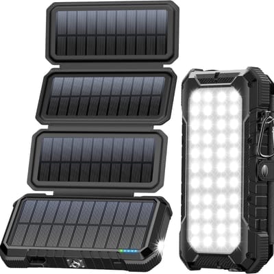 MMP® Draagbaar Zonnepaneel - Solar Charger - Opvouwbaar Zonnepaneel - 18w - 40x86x168cm - Zwart