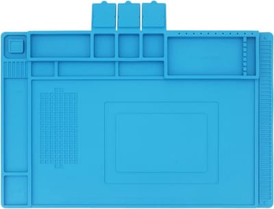 Hittebestendige Siliconen Werkmat voor Soldeerwerk, Reparaties en Elektronische Assemblage - 500 °C, 45 x 30 cm
