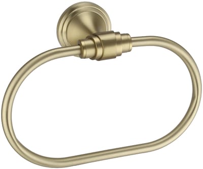 Rea Ring 16101 Aristo - Handdoekhouder - Geborsteld Goud - 21,5X13X8Cm