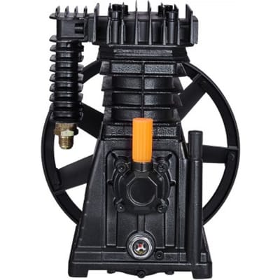 VEVOR Luchtcompressor Pompkop, 3 HP, 5,8 CFM bij 90 PSI, Oliegesmeerde Luchtcompressor Zuigerpompkop met Twee Cilinders, Enkeltraps Vervanging voor Aluminium Luchtcompressorpomp met Max. 116 PSI Druk