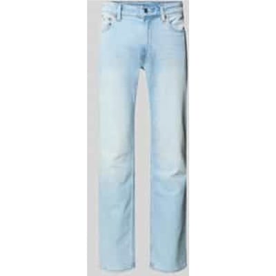 slim fit jeans van katoenmix